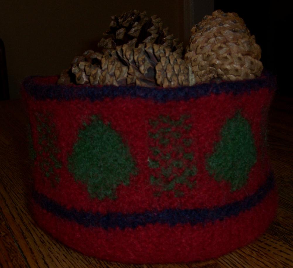 Christmas Bowl (felted)