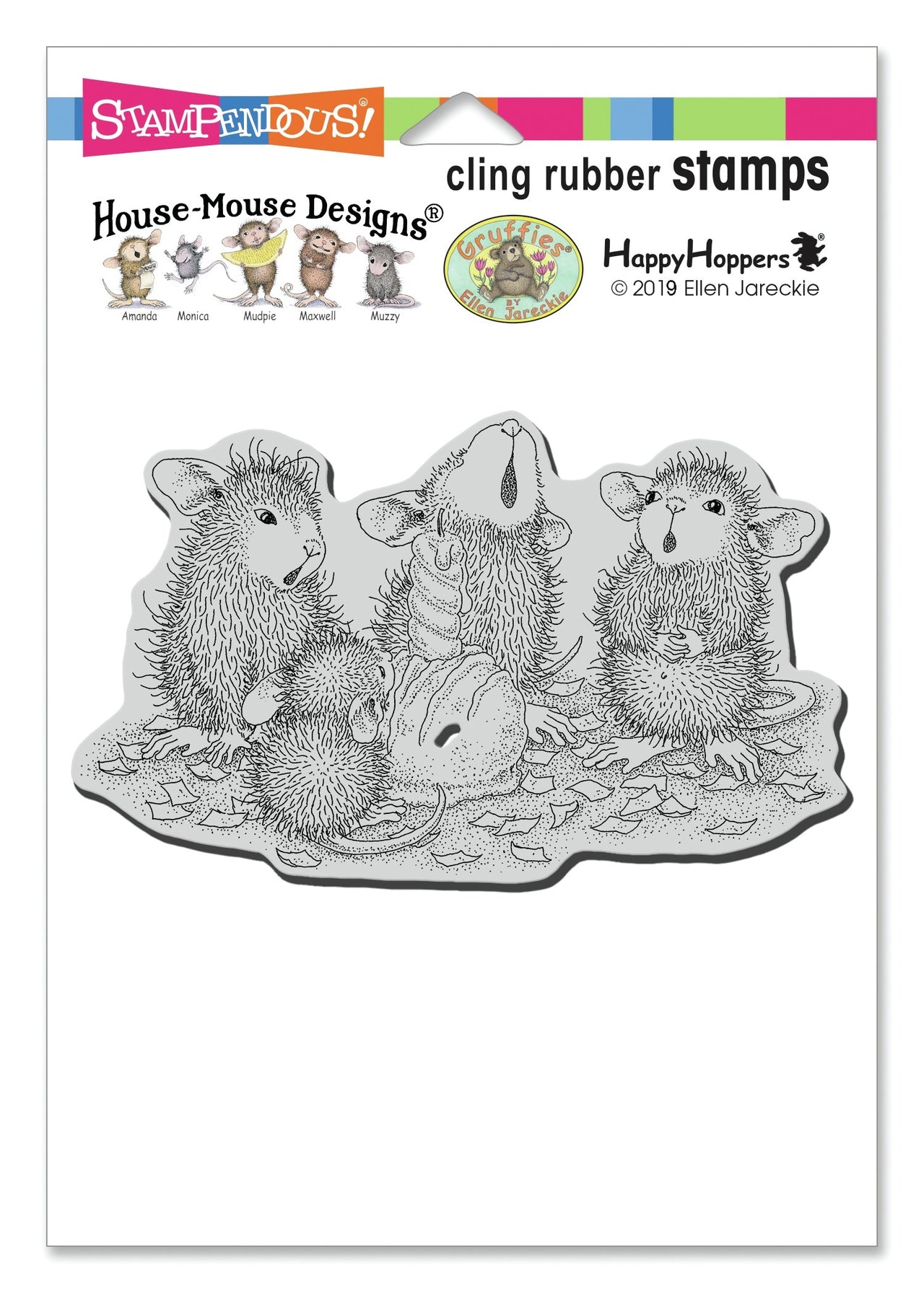 Stampendous House Mouse Cling Stamp - Bon Bon Birthday