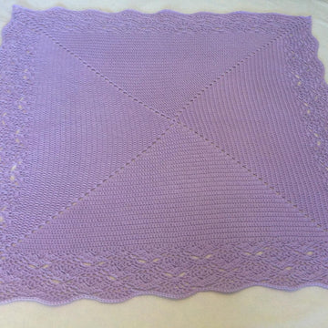 Lacy Edged Baby Blanket