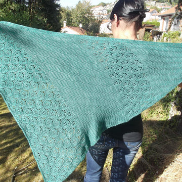 Emerald forest shawl