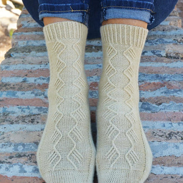 Angel Wings Heel Flap Socks