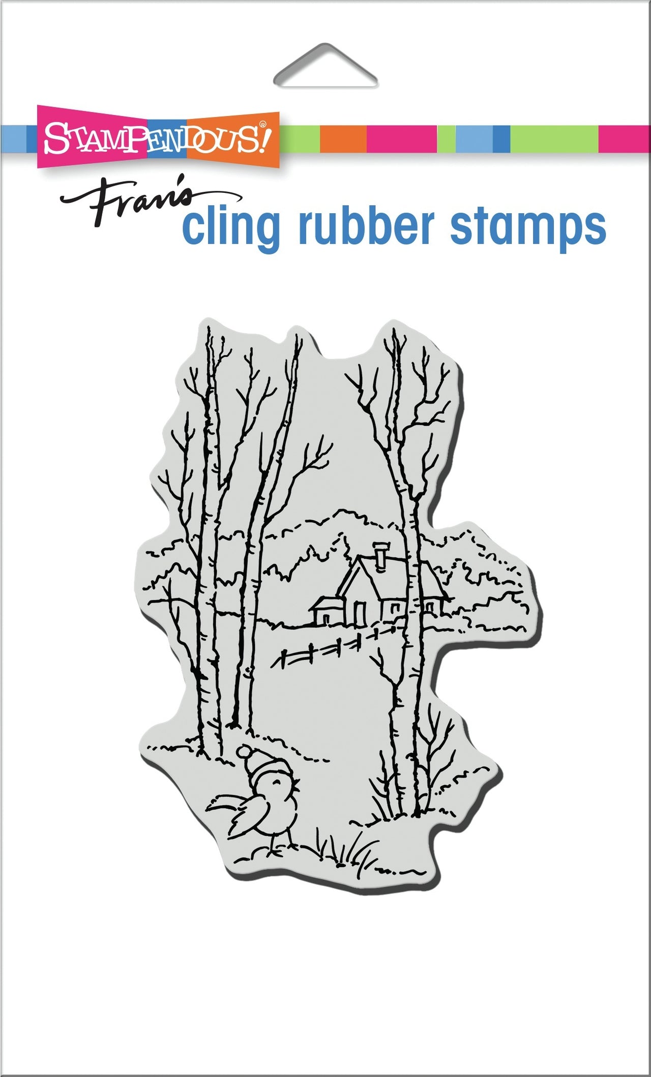 Stampendous Cling Stamp - Birch Birdie