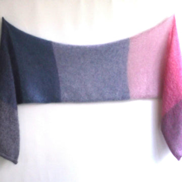 Kid silk scarf