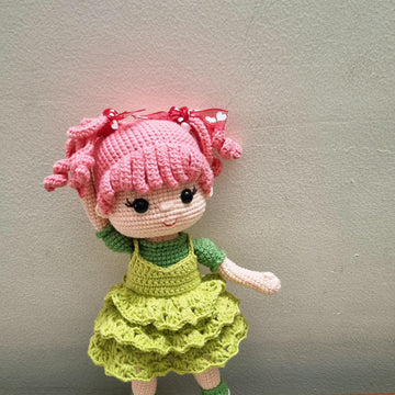 Crochet doll pattern, Amigurumi doll, Wendy doll