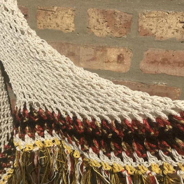 Native American Style Tribal Poncho with Sleeves