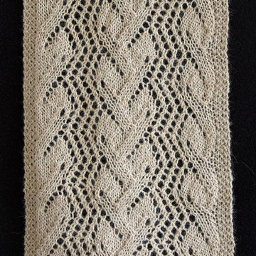 Victorian Leaf and Trellis Scarf