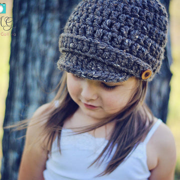 Basic Newsboy Hat/Pattern 001