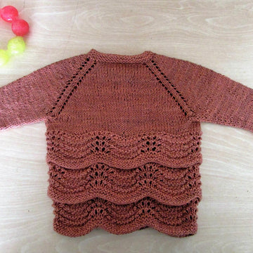Flouncy Baby Cardigan