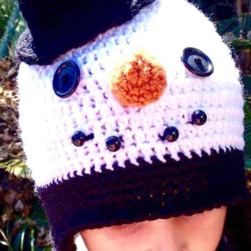 Baby snowman hat, Noel the Snowman