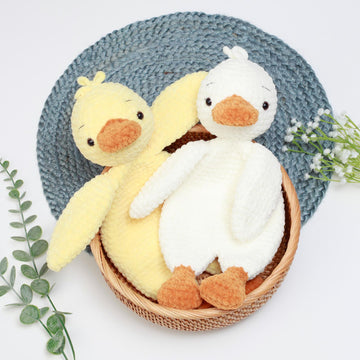 Duck snuggler crochet pattern