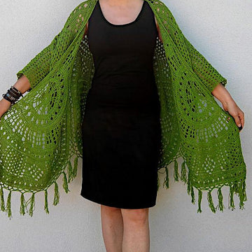 Duchess Shawl With Sleeves