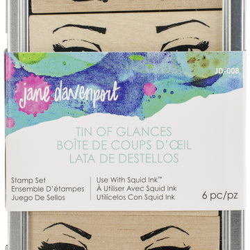 Spellbinders Jane Davenport Artomology Stamp Tin Set - Glances