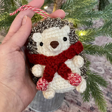 Hedgehog Christmas Ornament