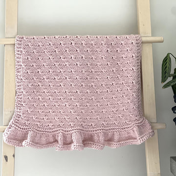 Ruffle Car Seat blanket
