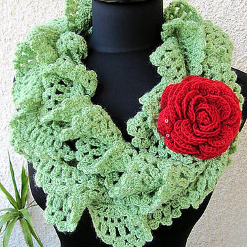 Crochet Rose Flower
