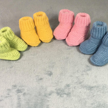 Baby Simple Circular Booties