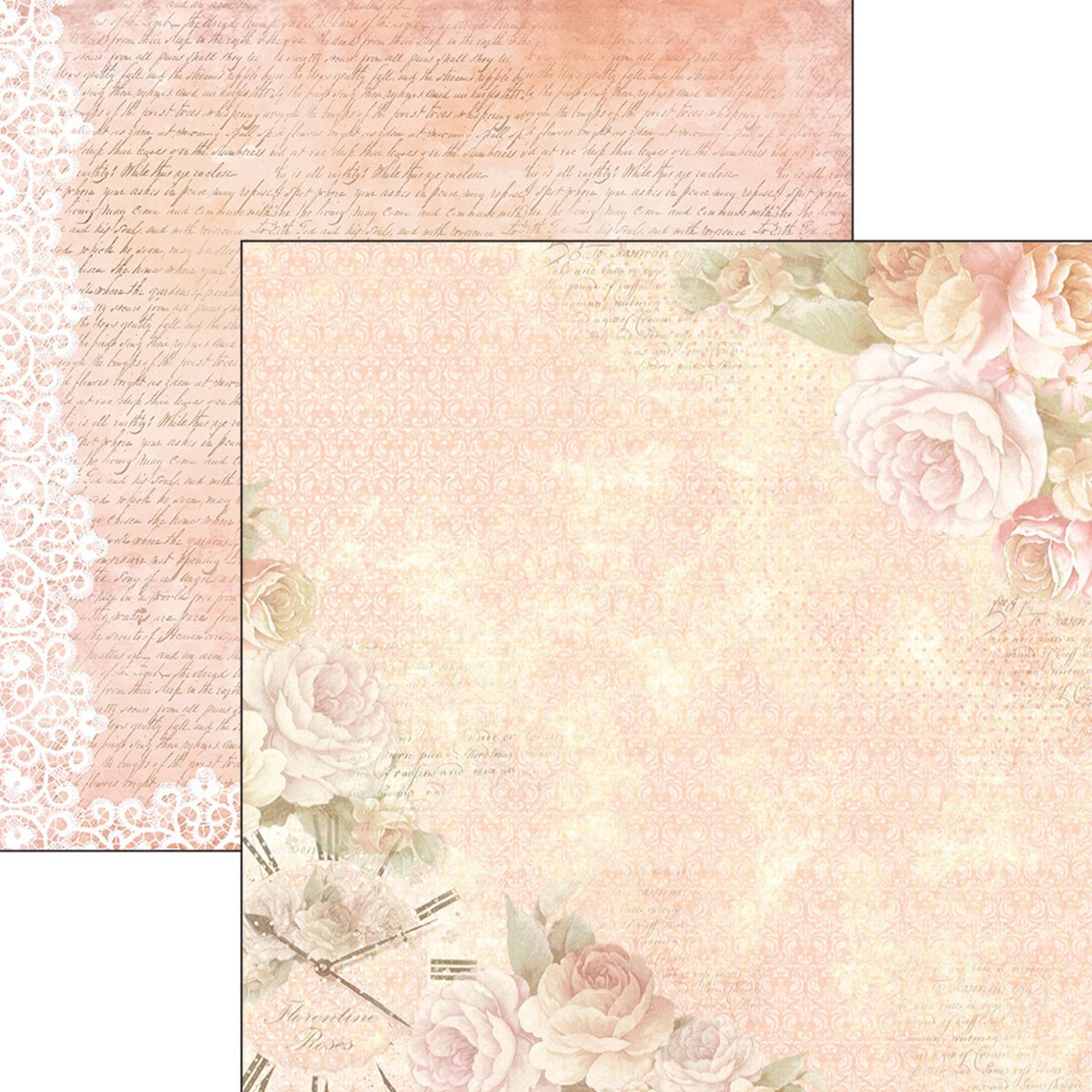 Ciao Bella Double-Sided Cardstock 90lb 12"X11.6" 10/Pkg - Missing You, Romantic Time
