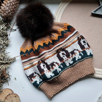Spaniel Dog Knit Hat
