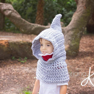 Shark Hooded Cowl