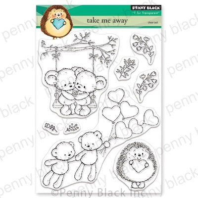 Penny Black Clear Stamps - Take Me Away 5"X6.5"