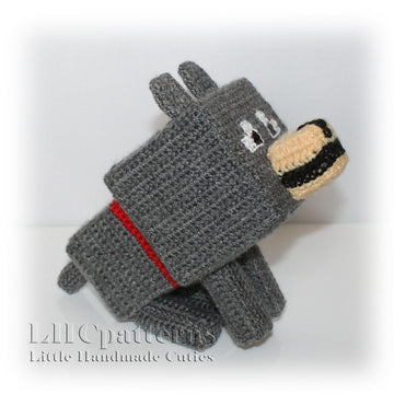 Minecraft Wolf Dog Crochet Pattern