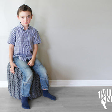 Crochet Cable Footstool (2015024)