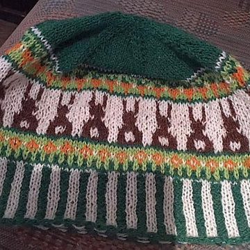Spring bunny beanie