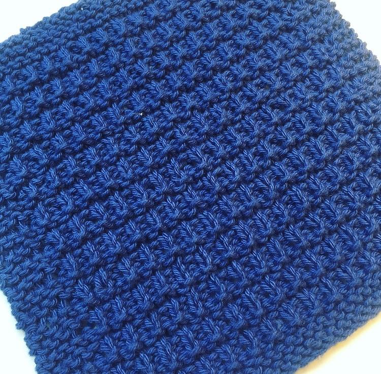 Hurdle Stitch Dishcloth