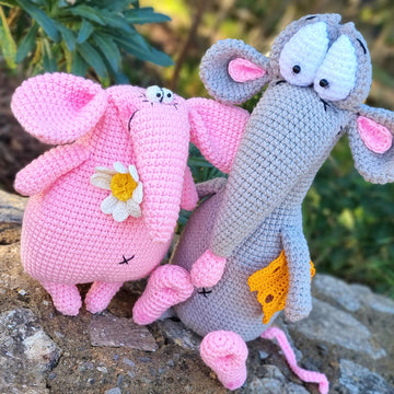 Rat amigurumi toy crochet pattern P6