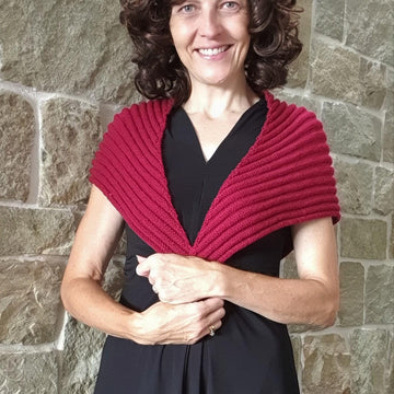 Ruby - Triangle Shawl