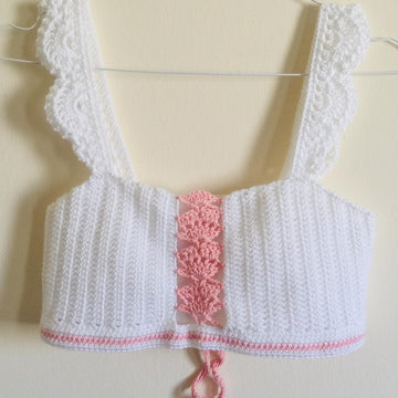 Fan Stitch Straps Top