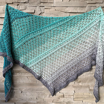 Flat Triangular Scarf "Charis"
