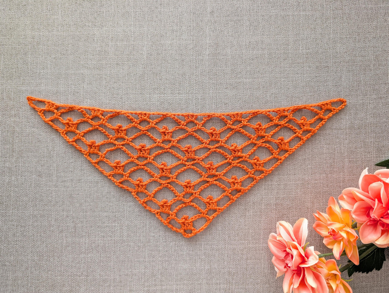 Crochet Bandana/Shawl Pattern/Chart #61