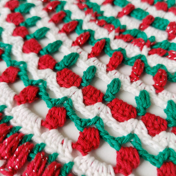 Holly Jolly Christmas Doily