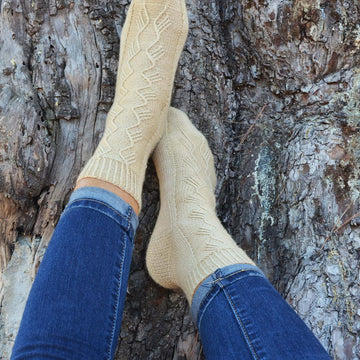 Angel Wings Heel Flap Socks