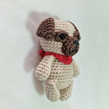Pug Dog Bag Charm
