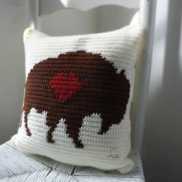 Buffalo Love Pillow Cushion