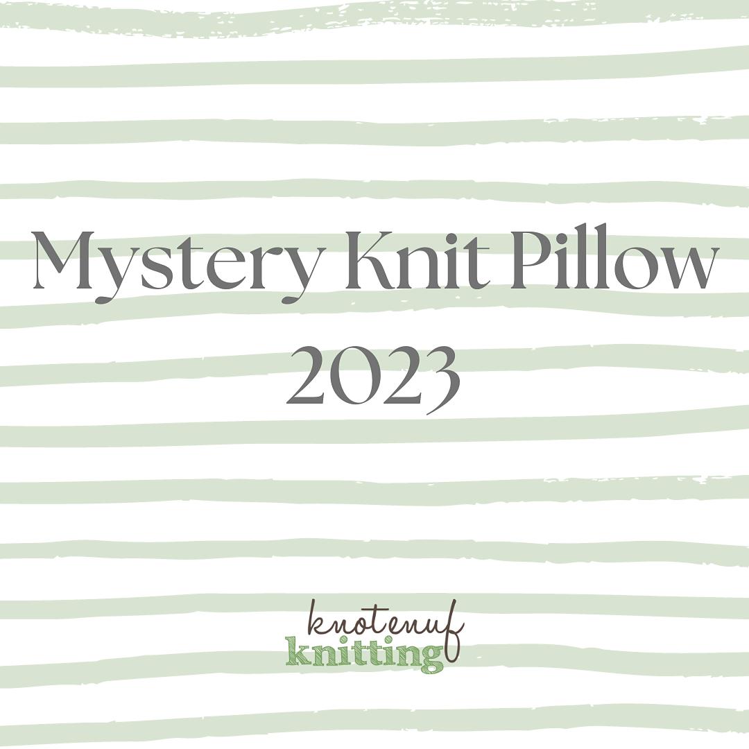 Mindful Knit Pillow
