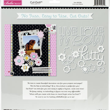 Doodlebug Bella Blvd Chloe Cut-Outs - Live Love Meow