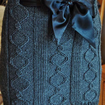 Cables and Curves Cable Knit Skirt