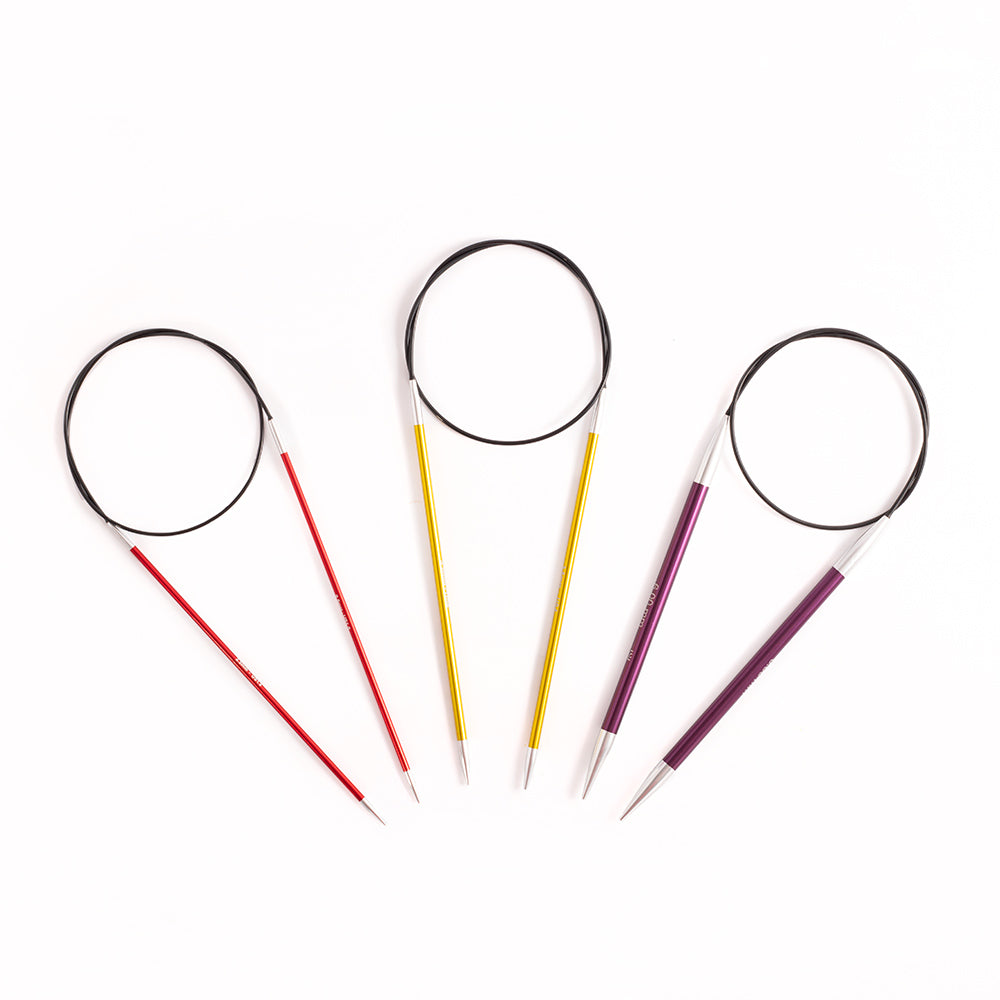 KnitPro Zing Fixed Circular Needles 60cm (24")