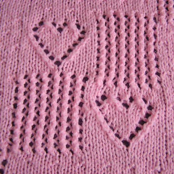 Baby Blanket Hearts and Lace for Car-seat+