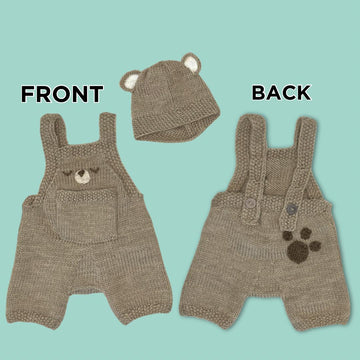 Baby Bear Romper and Hat Set