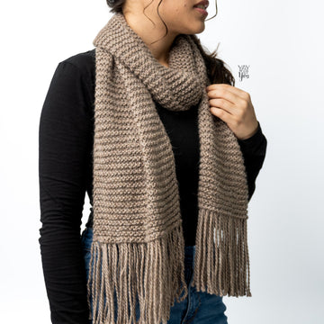 Beginner Knit Scarf