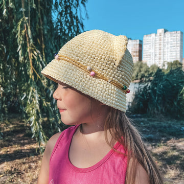 Bucket hat with ears