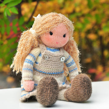 Adele doll with her kitten