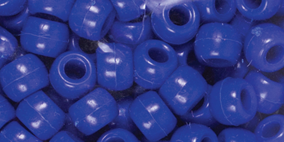 Cousin Fun Pack Acrylic Pony Beads 250/Pkg - Blue