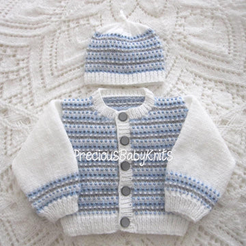 Gabriel Unisex Cardigan And Hat