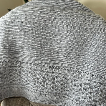 Gently Cabled Blanket