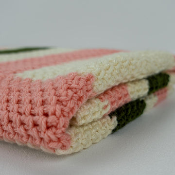 Boho Baby! Infinity Moss Square Crochet Blanket